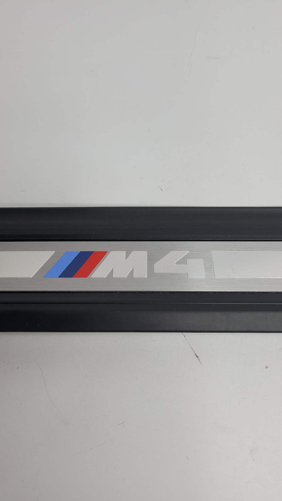 0 Bmw G82 M4 OEM DOOR SILL KICK PLATE W/ LOGO RH LH 8075024-06 image 4