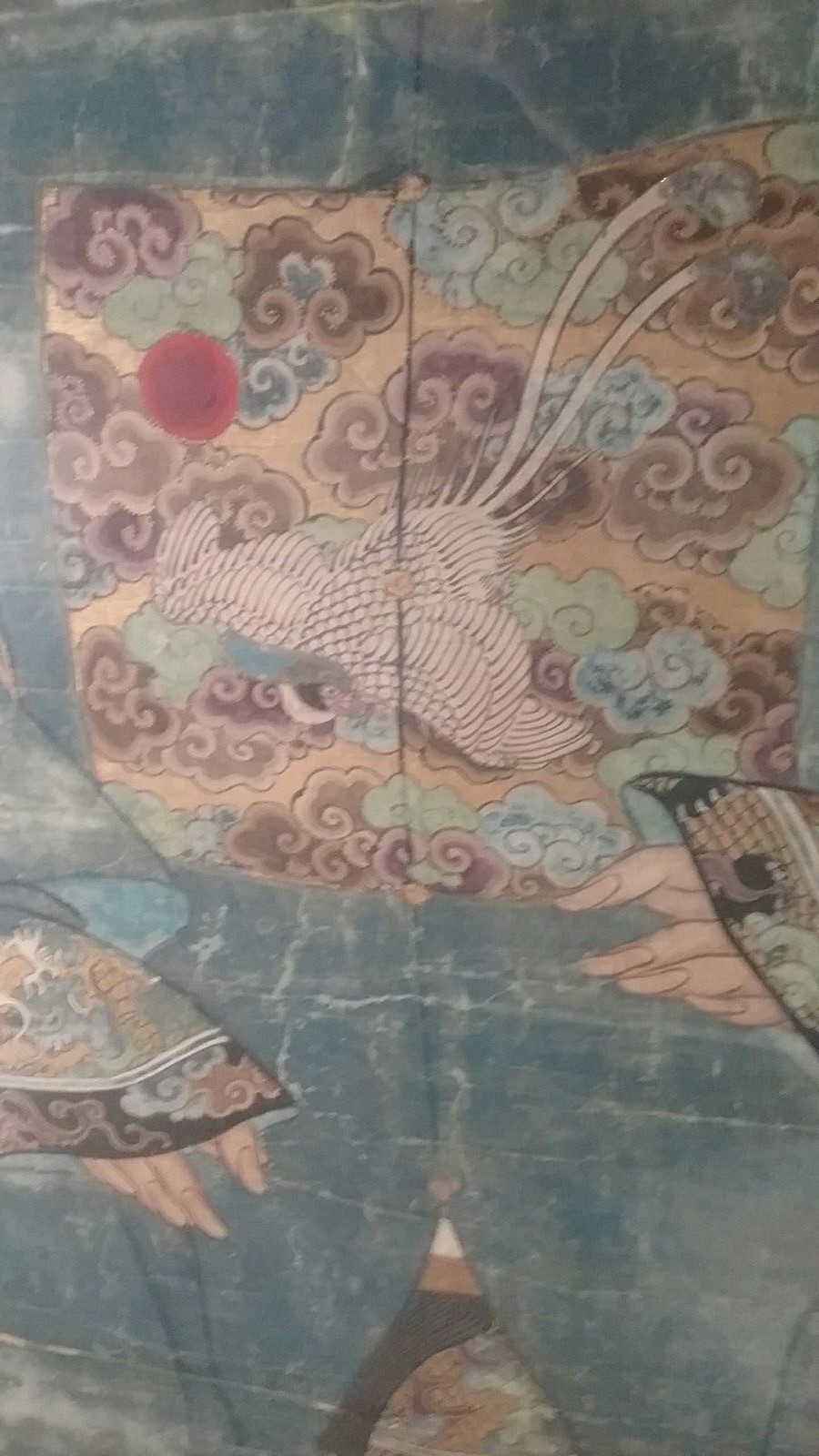 18th-19th Century Emperor Kangxi Painting on Xuan Paper Restoration Project