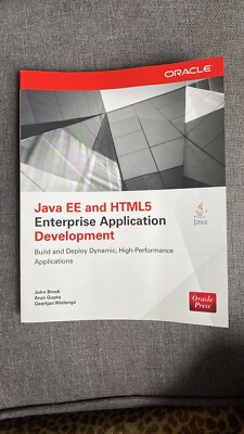 Java EE and HTML5 Enterprise Application Development (Oracle Press) NEW