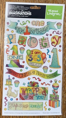 Creative Imaginations Renae Lingren~ My First Birthday Party One Year Old Gifts