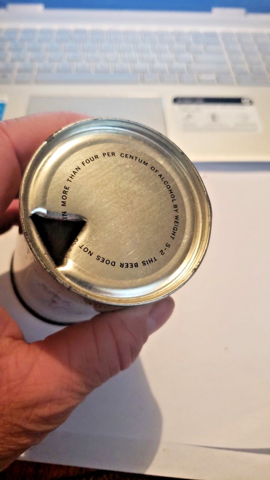 Hamms Beer Flat Top Beer Can