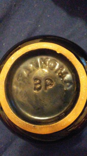 Frankoma pottery   BP little cup bowl. Black