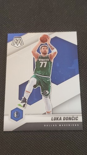 2020-21 Panini Mosaic Luka Doncic Base Card #47 Dallas