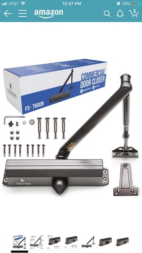 Commercial Door Closer FS-7600 - Adjustable Grade 1 Commercial Standard Door - -