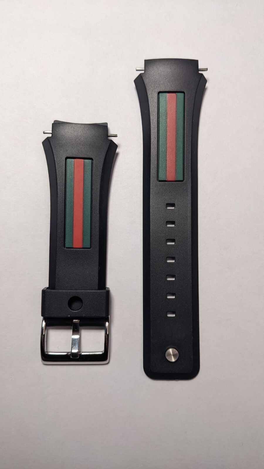 ジャンク品 修理可 GUCCI SYNC large YA137311 Gucci Sync Orange Striped Rubber Strap Watch