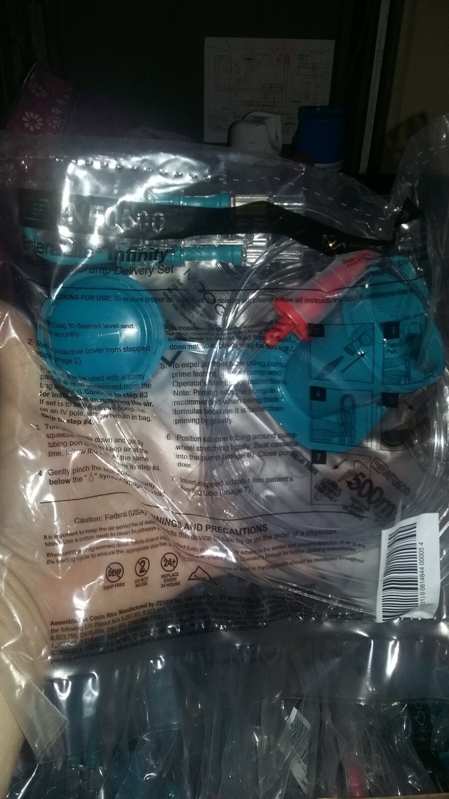 38 New Infinity moog 500ml Feeding bags