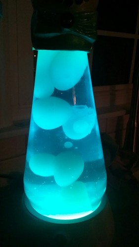Vintage Original Holiday Series Christmas SNOWMAN Lava Lamp Light  (Frosty)