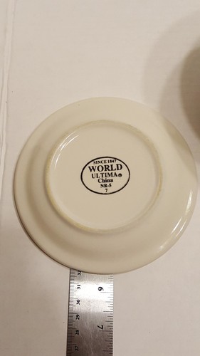 10 World Ultima China NR-5 7 Heavy Restaurant Style 5 1/2 Bread Plates