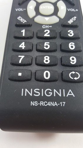 INSIGNIA NS-RC4NA-17 TV REMOTE