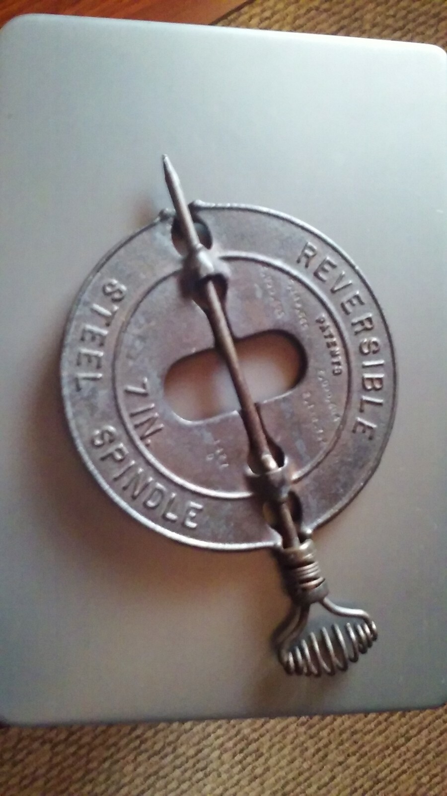 Antique Cast Iron Griswold Reversible Stove Damper