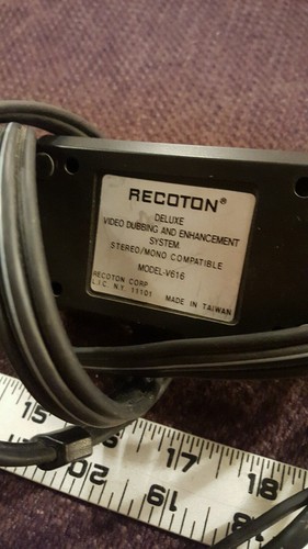 Recoton Deluxe Video Dubbing And Enhancement System