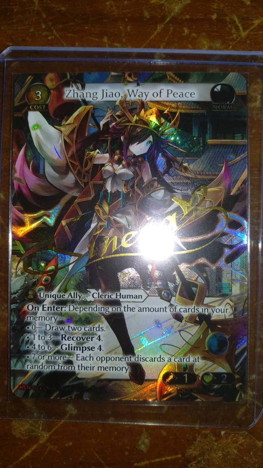 その他 grand archive Zhang Jiao, Way of Peace Norm] Zhang Jiao, Way of Peace [1ST-HVN-072-CSR] [Grand