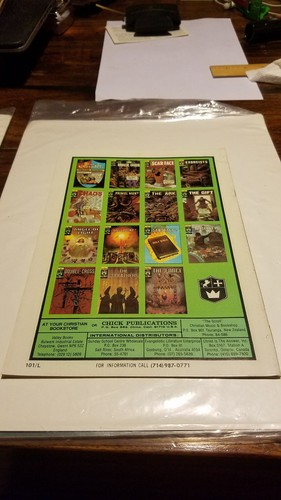 Jack T. Chick THE CRUSADERS 1974 PRINT