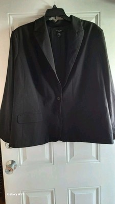NUE OPTIONS WOMAN Blazer - 20W - Notched Lapel, One Button Close, Fully Lined