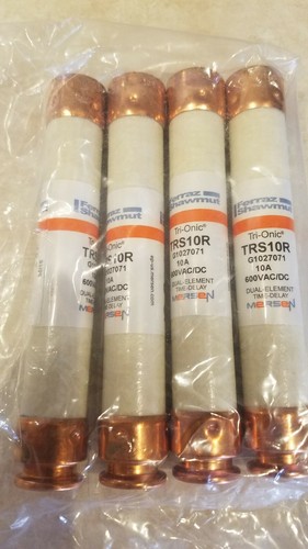 Shawmut TRS10R 10A 600V fuse Gould Ferraz Marsen time delay amptrap Class RK5