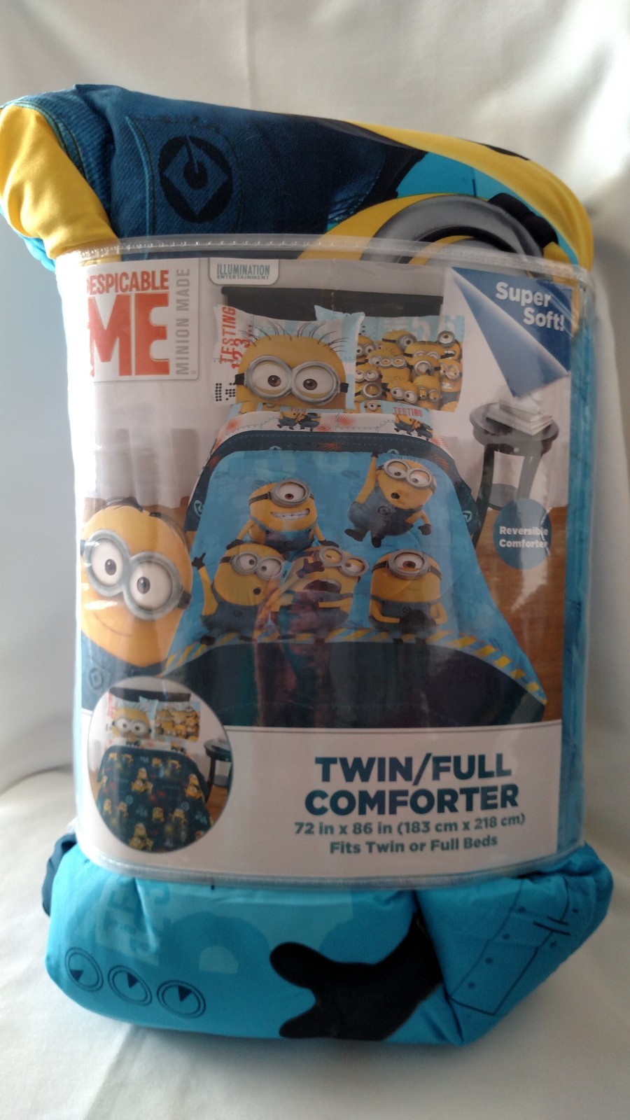 Despicable Me Minions Twin / Full Bedding Comforter Blanket Novelty Kids/Boys