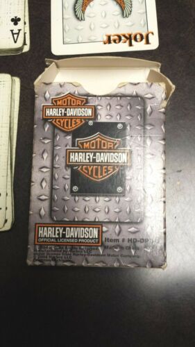  VTG Harley-Davidson Motorcycle Playing Cards Official Souvenir Collectible RARE