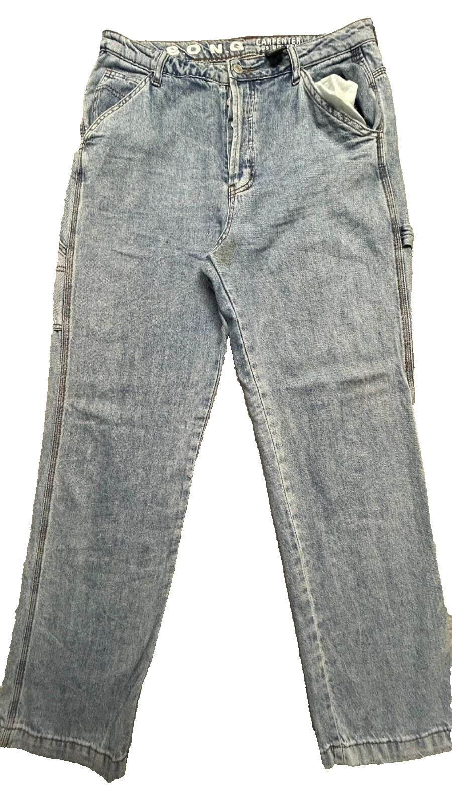 S.O.N.G Used Women's Jeans Size 9 Carpenter 90s Boyfriend S.O.N.G Used Women's Jeans Size 9 Carpenter 90s Boyfriend