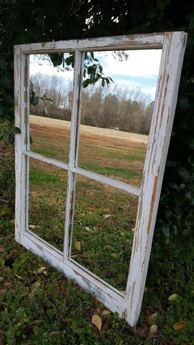 Architectural Salvage ~ STAINED GLASS PANES ARCH CHURCH WINDOW PANE FRAME 1800s