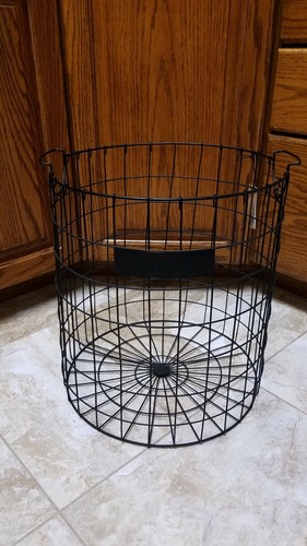 NWT Magnolia Home By Joanna Gaines LARGE Wire Rustic Basket