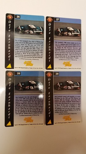 Vintage Dale Earnhardt Racing Cards set of 4 #26-#29