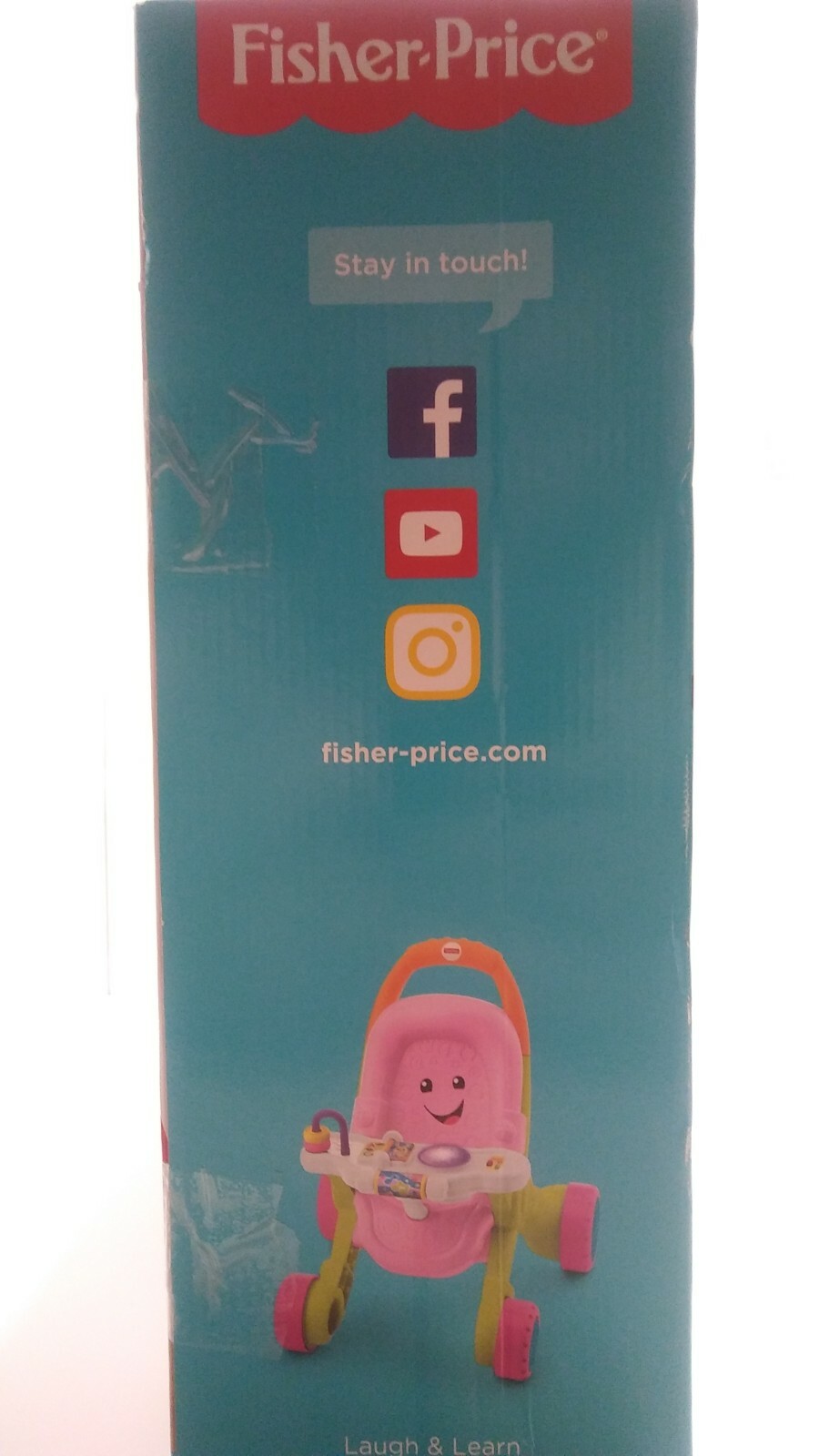 Fisher-Price Stroll and Learn Walker Pink NEW/ MIB Baby stroller