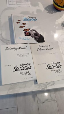 Elementary Statistics Picturing The Word Fourth Edition Technology Manual