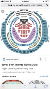 Taylor Swift Toronto Seating Chart