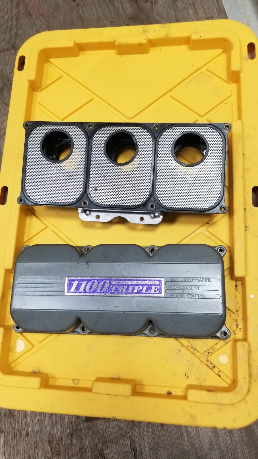 1995-2003 Kawasaki Zxi Stx Sts 900 1100 Airbox Air Box Flame