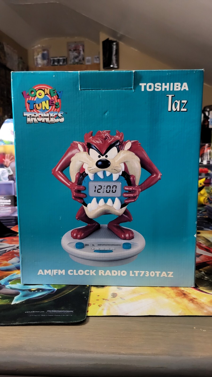 1997 Toshiba Taz Looney Tunes Tronics AM/FM Clock Radio