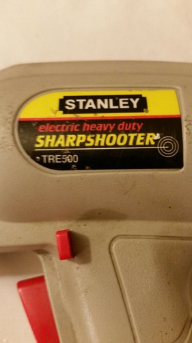 Stanley Electric Heavy Electric Duty Sharp Shooter TRE500,  Works Great +staples