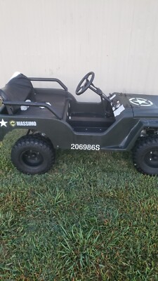 Massimo Mini Off-Roading Go Kart 3 Speed Up to 30 Mph 4-Stroke Single Cylinder