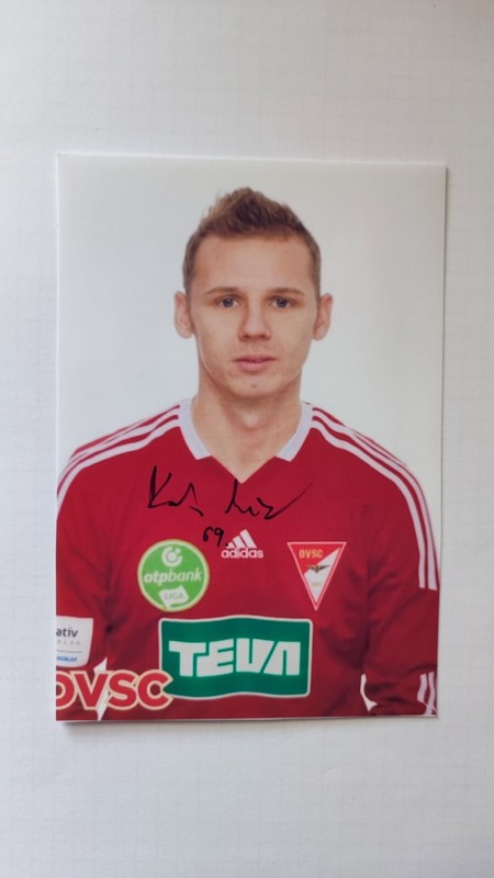 Mihaly Korhut, Ungarn, Debreceni Vsc, Original Autogramm