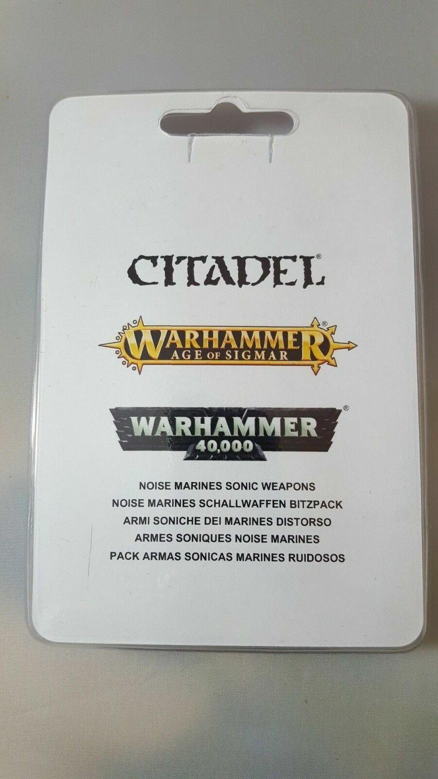 Noise Marines Sonic Weapons Chaos Space Marines Blister Warhammer 40K NIB