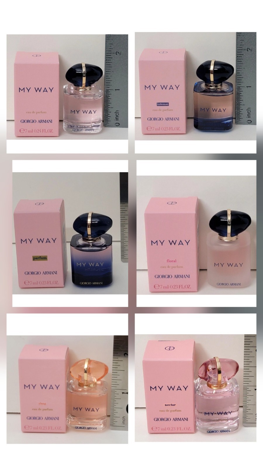 MY WAY EDP, INTENSE, FLORAL, NECTAR 0.23 oz Mini Giorgio
