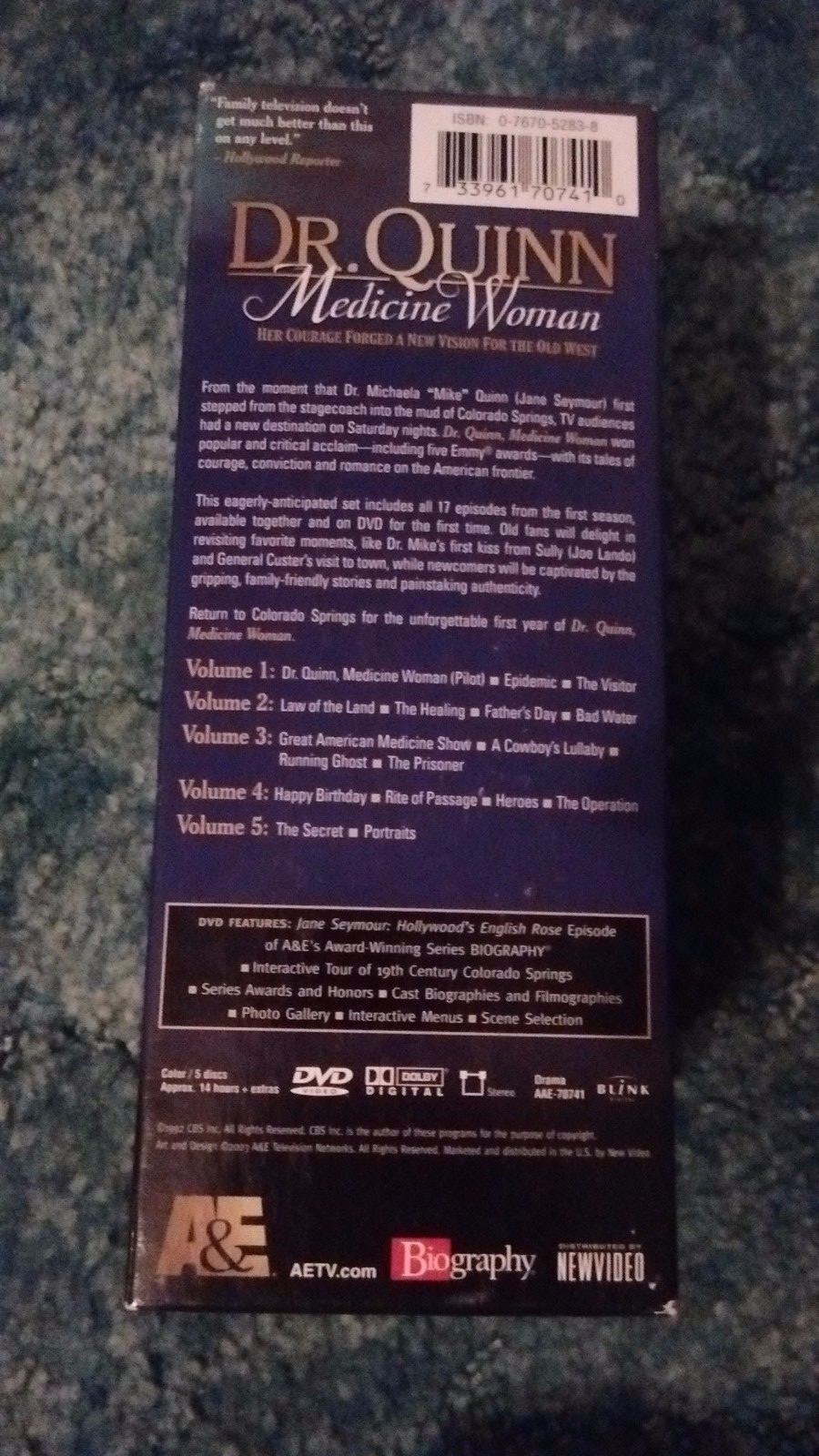 Dr. Quinn, Medicine Woman - The Complete Season 1 box with empty cases, No DVDs