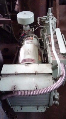 Air compressor, screw-type, heavy-duty, 'Sullair' LS10-30H. LOW HOURS