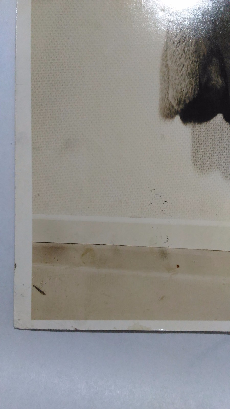 Oversized Joan Crawford still w/ WW II infantry stamp on back