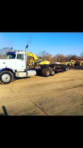 1986 Peterbilt 359 Tandem Axle W/ 1991 Fontaine 50-Ton 3 Axle Air Ride Lowboy