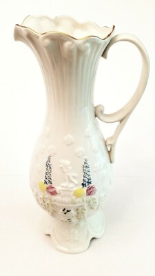 Belleek Pitcher Annual Eros Pitcher 2005 Hand Painted 