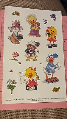 VINTAGE Current Inc Stickers Suzys Zoo 1 Sheet