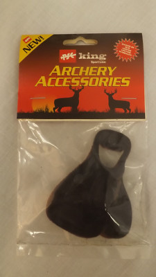 PSE King Calf Hair/Leather Split Finger Archery/Shooting Tabs Med-LH 4110ML