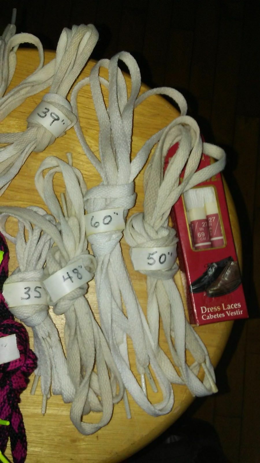 Shoe String Laces Lot Different size different color New/Old stock