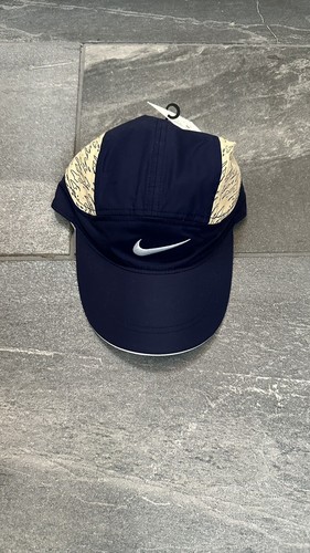 New Nike x Cav Empt Navy Beige Logo Tailwind Running Hat Cap