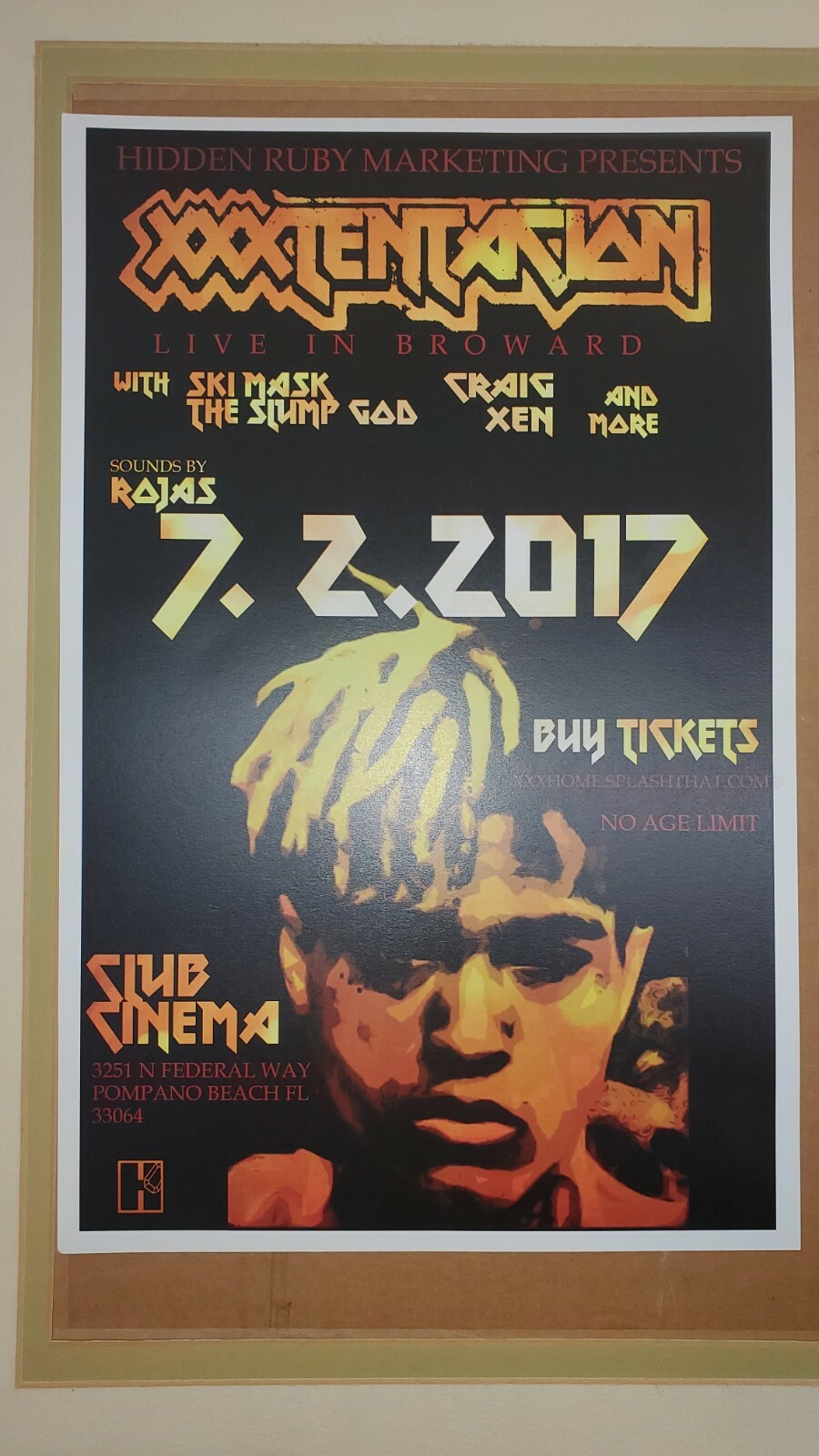 xxxtentacionポスター XXXTentacion hope 1' Poster, picture, metal print, paint by