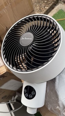 Portable Pedestal Fan Air Cooler with Remote Control - Grey & White Cooling