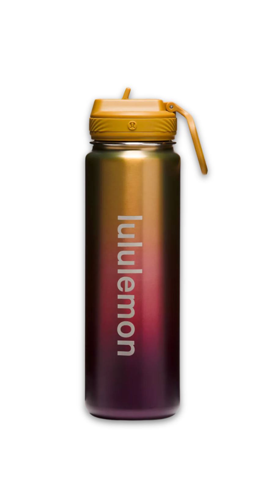 Lululemon Back to Life Sport Bottle 24oz Straw Lid Gradient