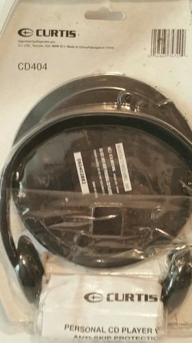 Curtis Walkman Portable Compact CD Player CD404 With Headphones