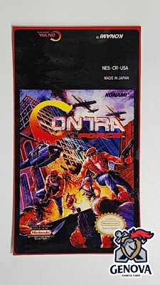 Contra Force NES Replacement Game Label Sticker Precut