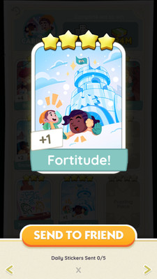 Fortitude - Stickers - 4      - Set 7   FAST DELIVERY  